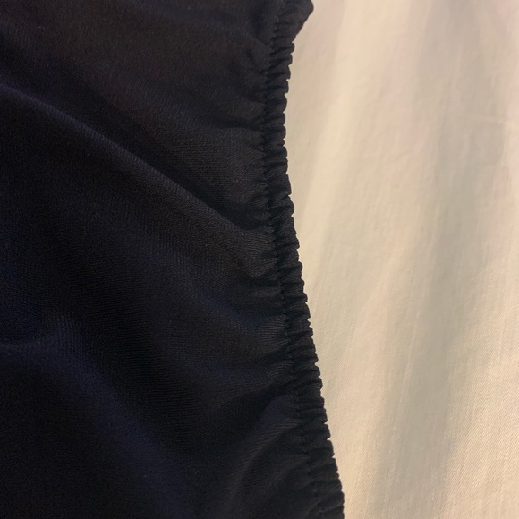 Black off the shoulder loose fit top. Size L. - Picture 8 of 9